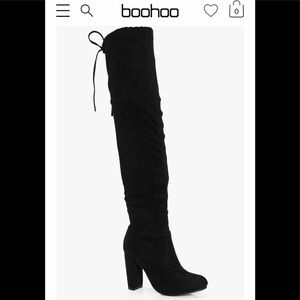 Rebecca Block Heel Thigh High Boot. BRAND NEW🌻